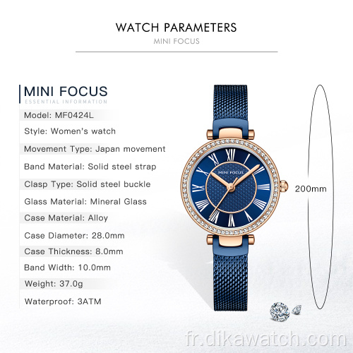 MINI FOCUS Nouvelles Montres Mode Femme